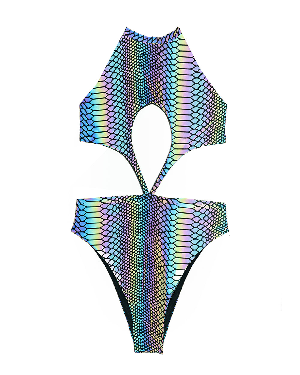 Reflective Scale Bodysuit Full Outfit | Loonigans