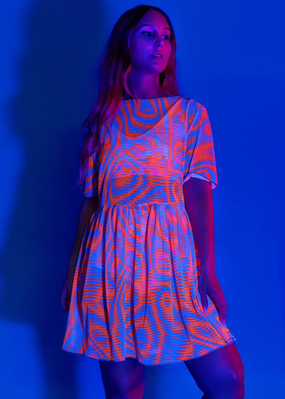 Sheer Mesh Festival Smock Dress | 2 Colours | Loonigans - LAST SIZES LEFT