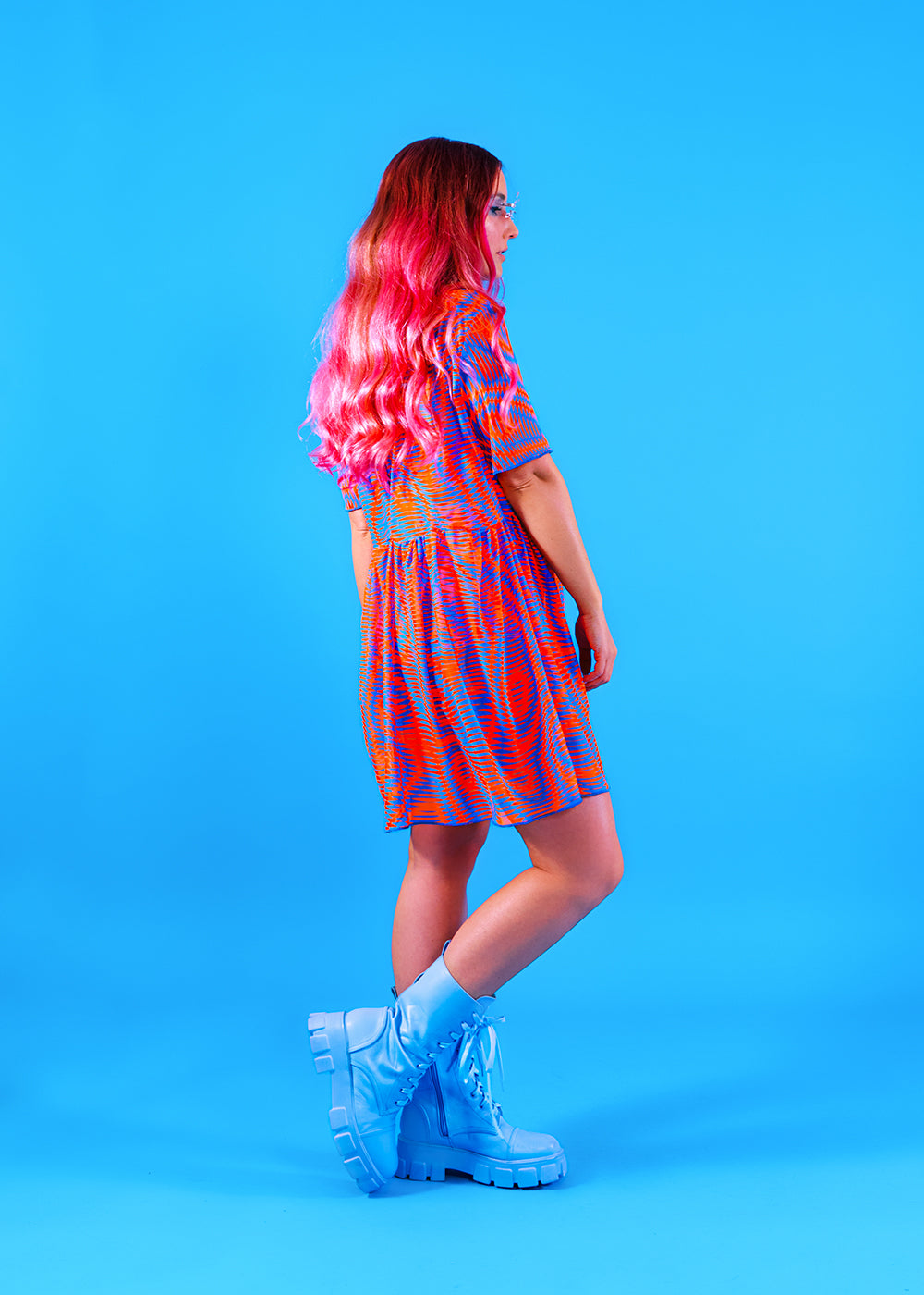 Sheer Mesh Festival Smock Dress | 2 Colours | Loonigans - LAST SIZES LEFT