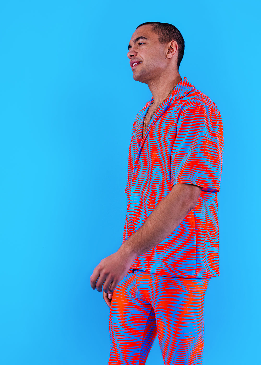 Printed Mens/Unisex Festival Leggings | Neon | Loonigans