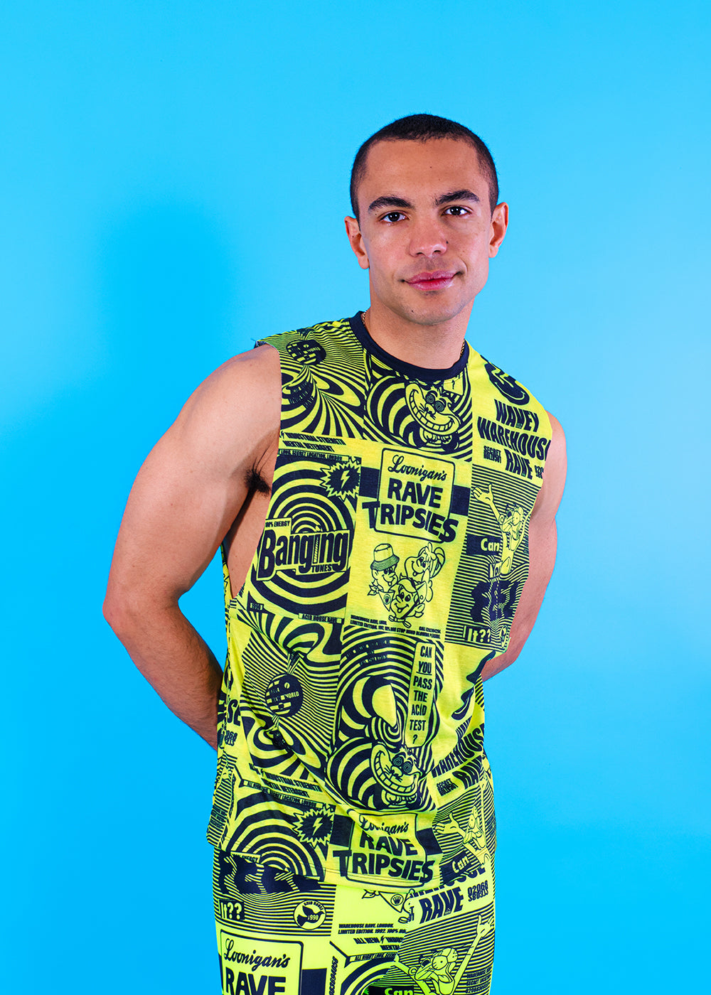 Mens/Unisex Singlet | Rave Poster | Loonigans