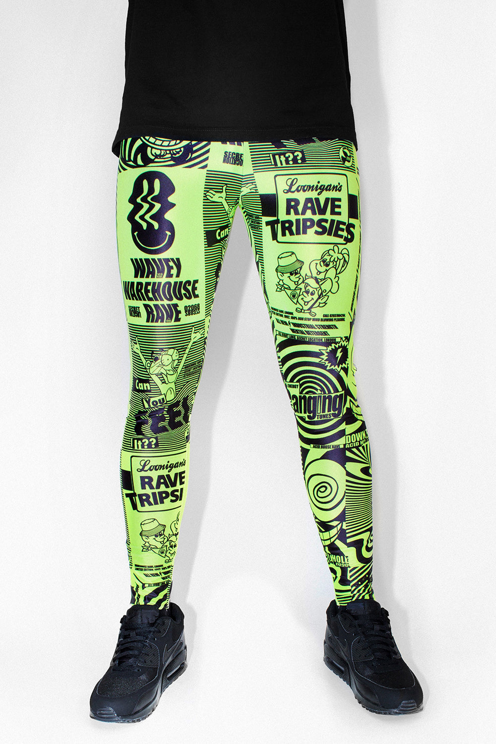 MENS/UNISEX Festival Leggings | Rave Poster | Loonigans