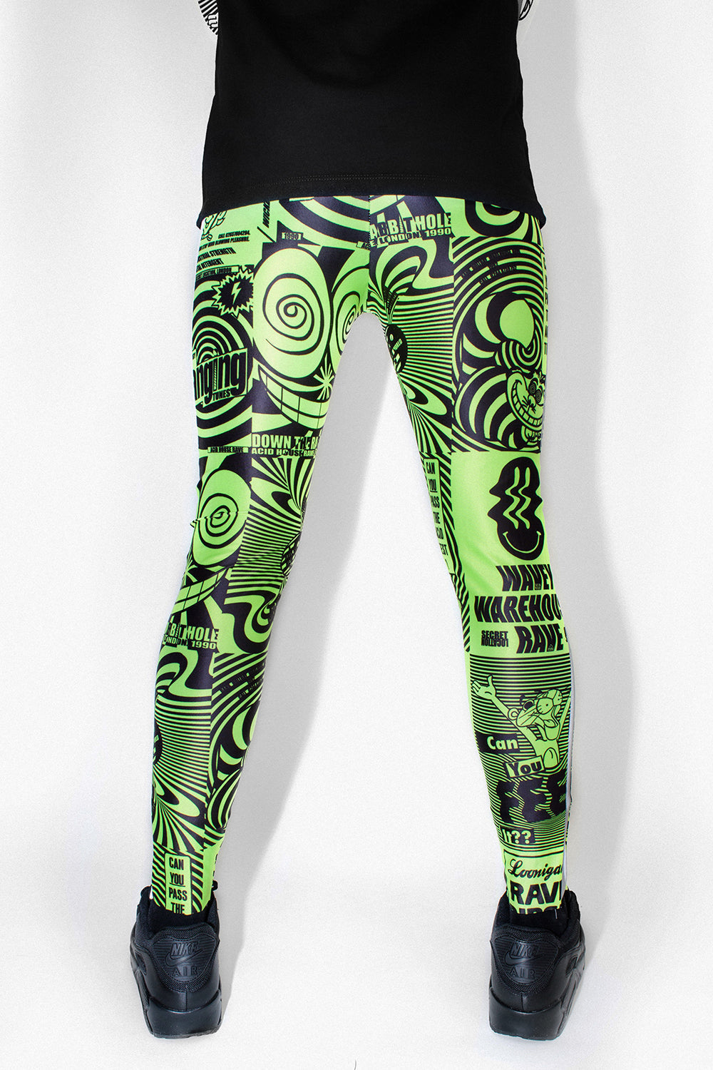 MENS/UNISEX Festival Leggings | Rave Poster | Loonigans