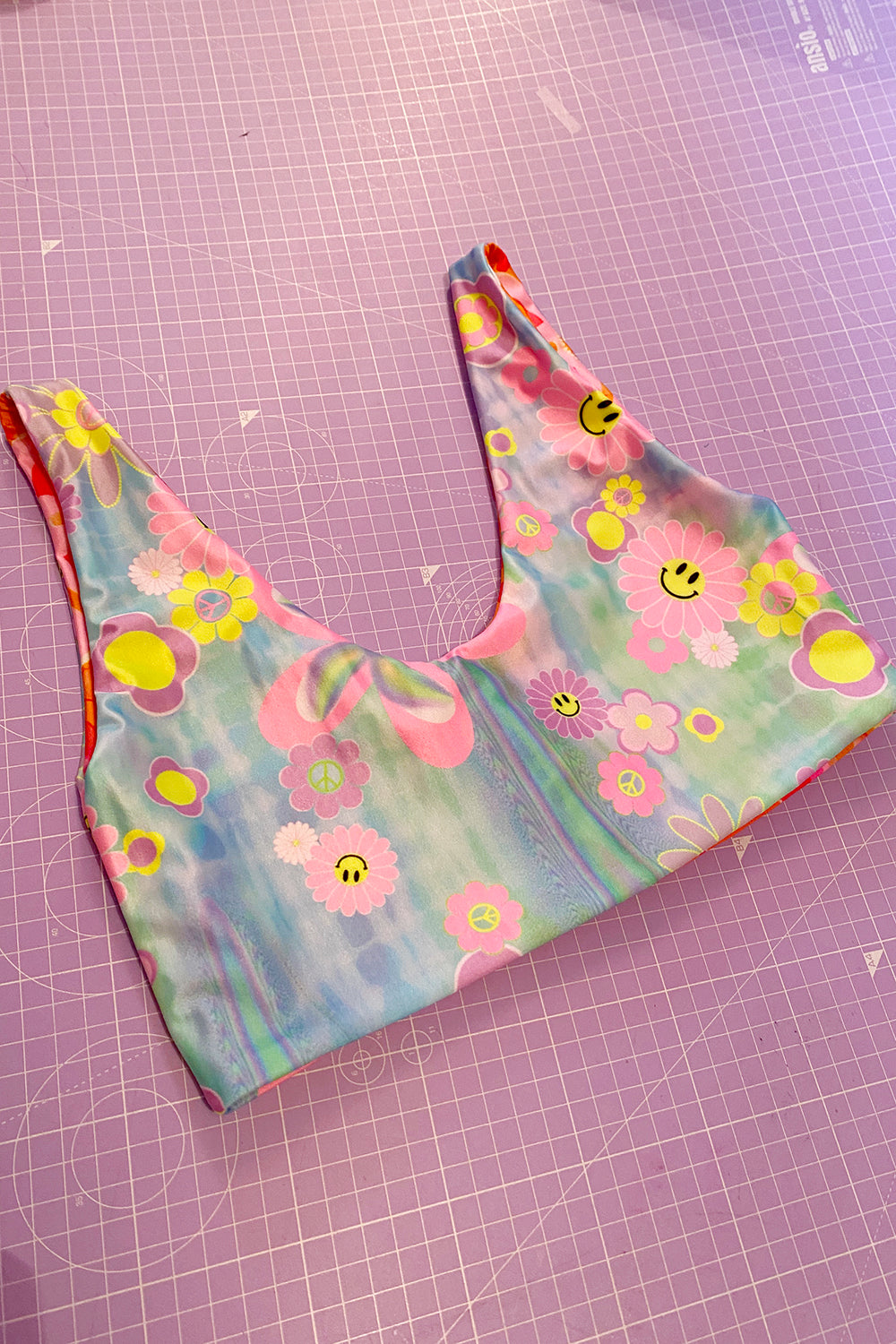 Reversible Printed Bikini Crop Top | 2 colours | Loonigans - LAST SIZES LEFT