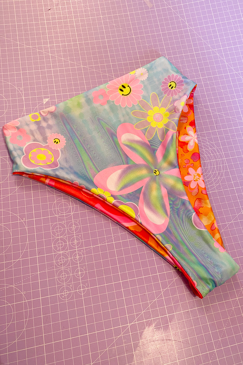 Reversible Printed High Rise Bikini Bottom | 2 colours | Loonigans - LAST SIZES LEFT