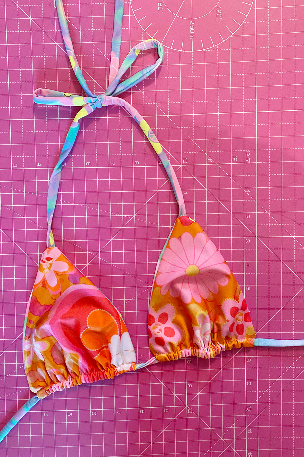 Reversible Printed Triangle Bikini Top | 2 colours | Loonigans - LAST SIZES LEFT