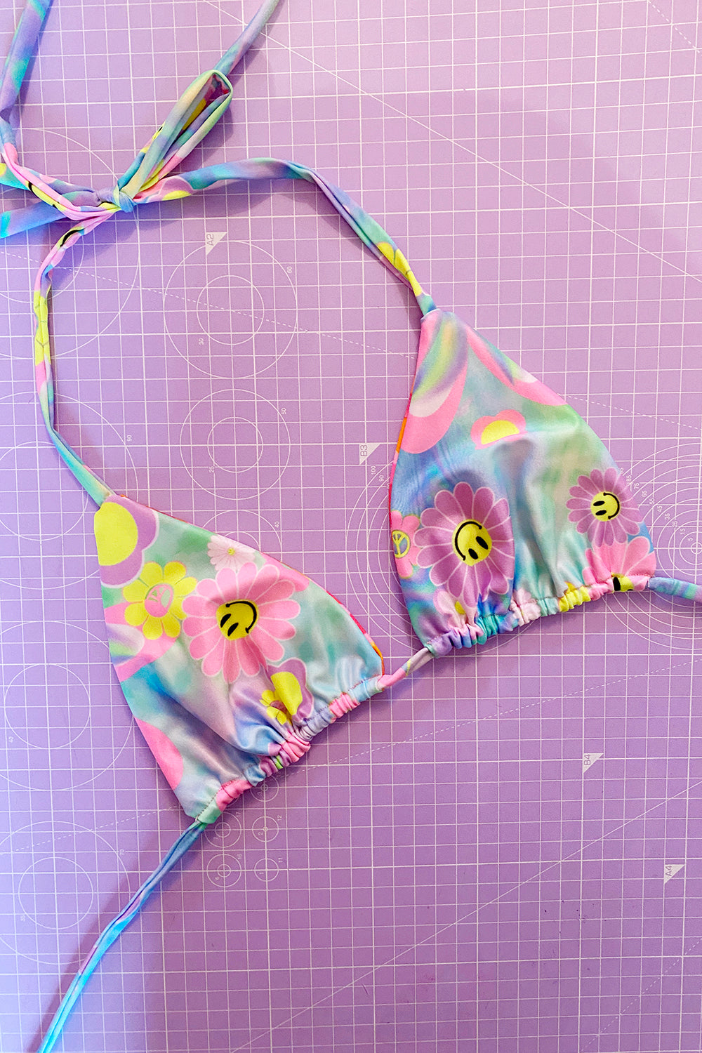 Reversible Printed Triangle Bikini Top | 2 colours | Loonigans - LAST SIZES LEFT