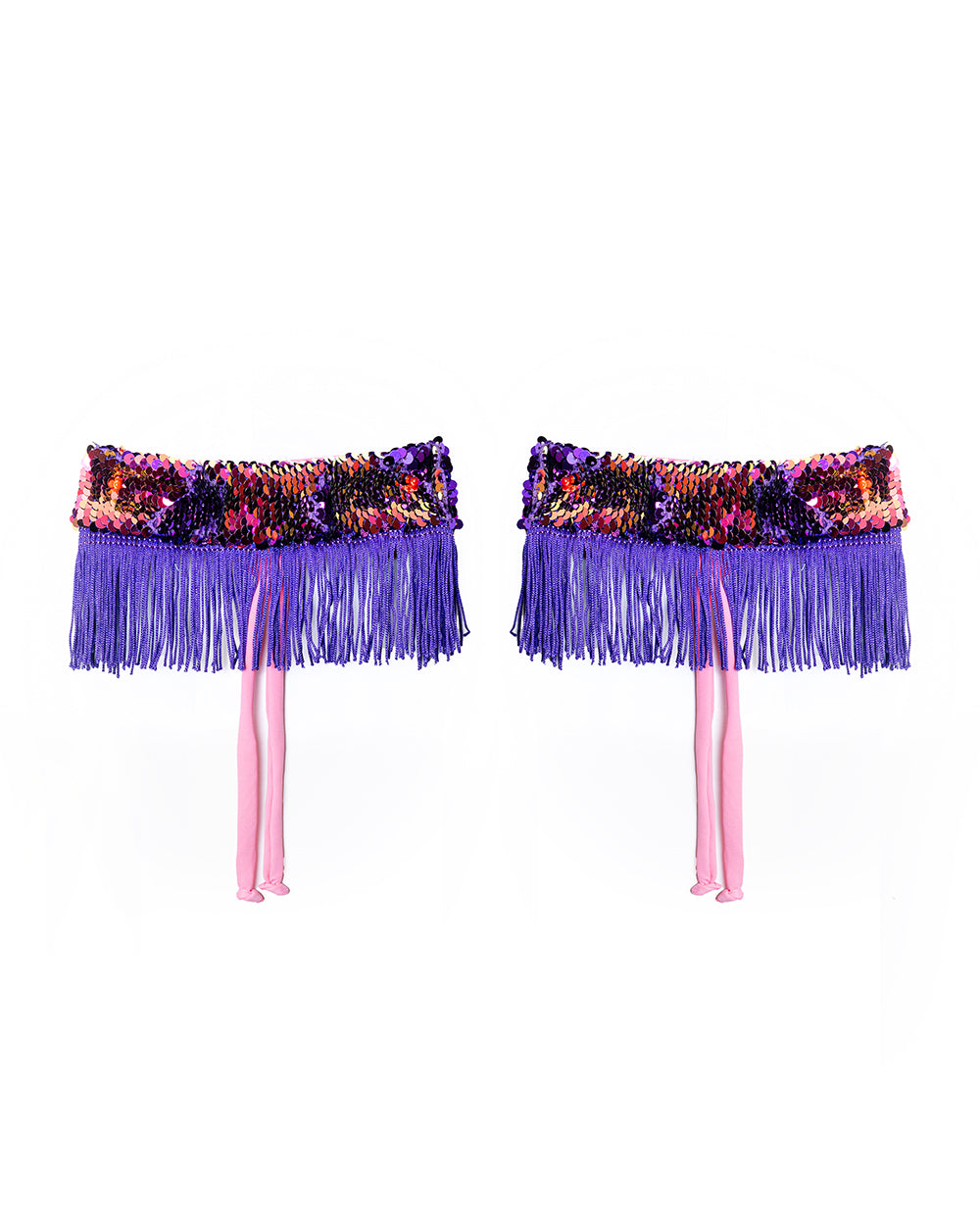 Sequin and Fringe Garters | Loonigans