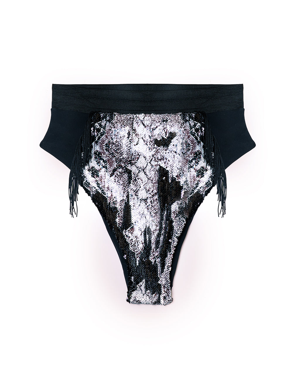 Dino Sequin and Fringe Bikini Full Outfit | Loonigans