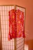 UK 8-10 S - Sheer Mesh Mini Dress | Porange Euphloria