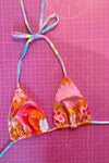 UK 16-18 2XL - Reversible Printed Triangle Bikini Top | Euphloria