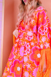 UK Onesize - Printed Fringed Festival Kimono | Porange Euphloria