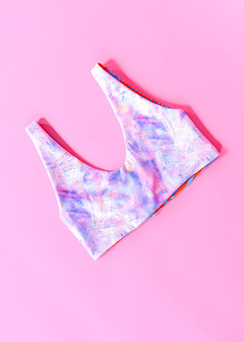 Reversible Printed Bikini Crop Top | 2 colours | Loonigans