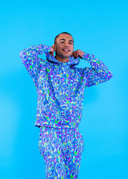 Unisex Printed Lounge Hoodie | Take A Trip | Loonigans