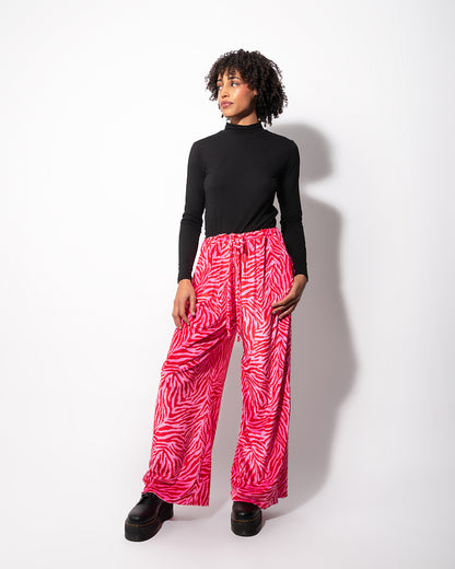 Velvet Wide Leg Trouser | Tease me Tiger