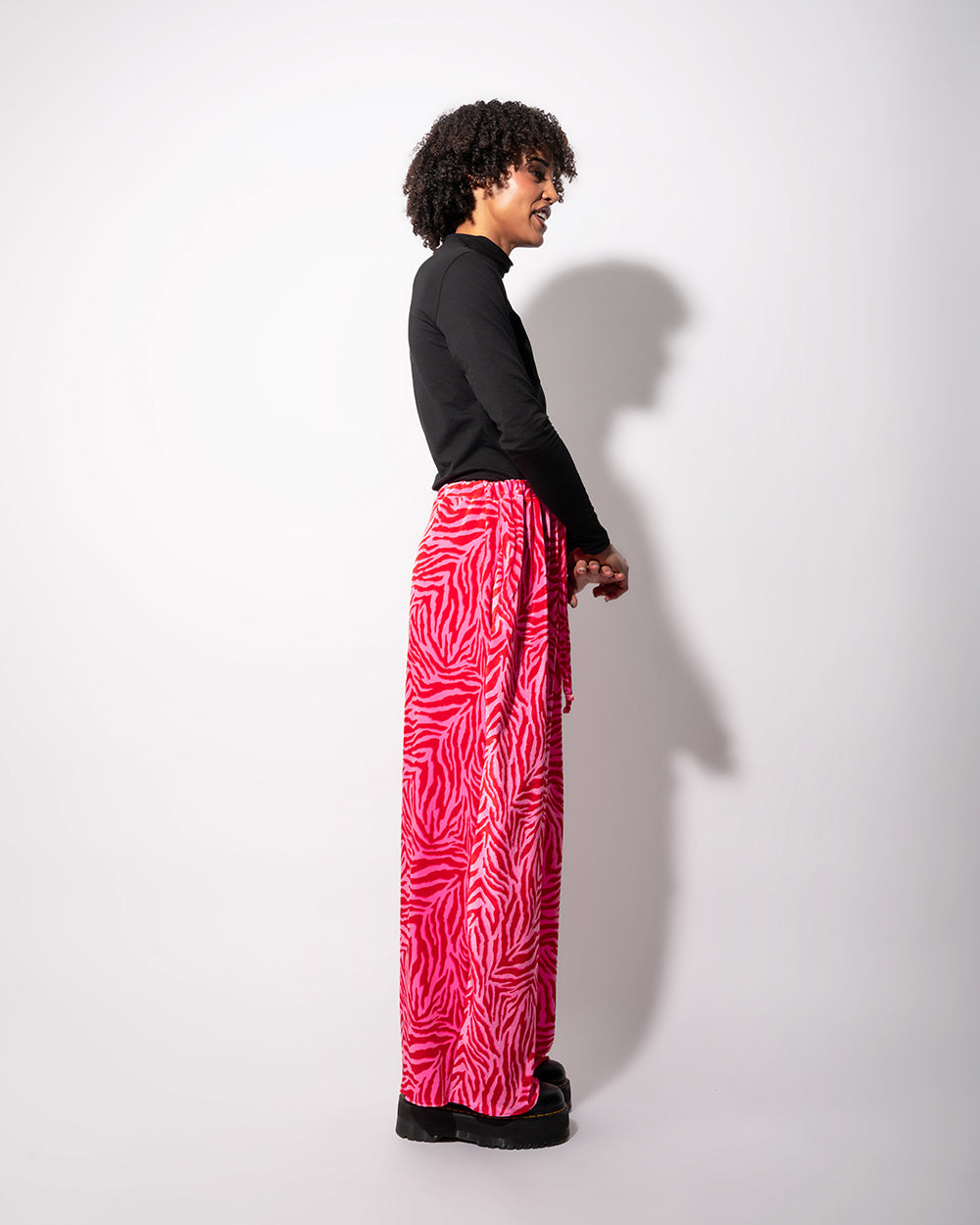 Velvet Wide Leg Trouser | Tease me Tiger