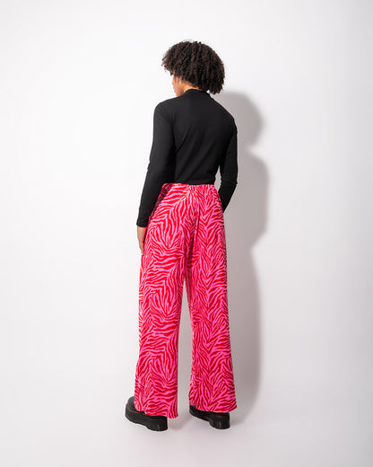 Velvet Wide Leg Trouser | Tease me Tiger