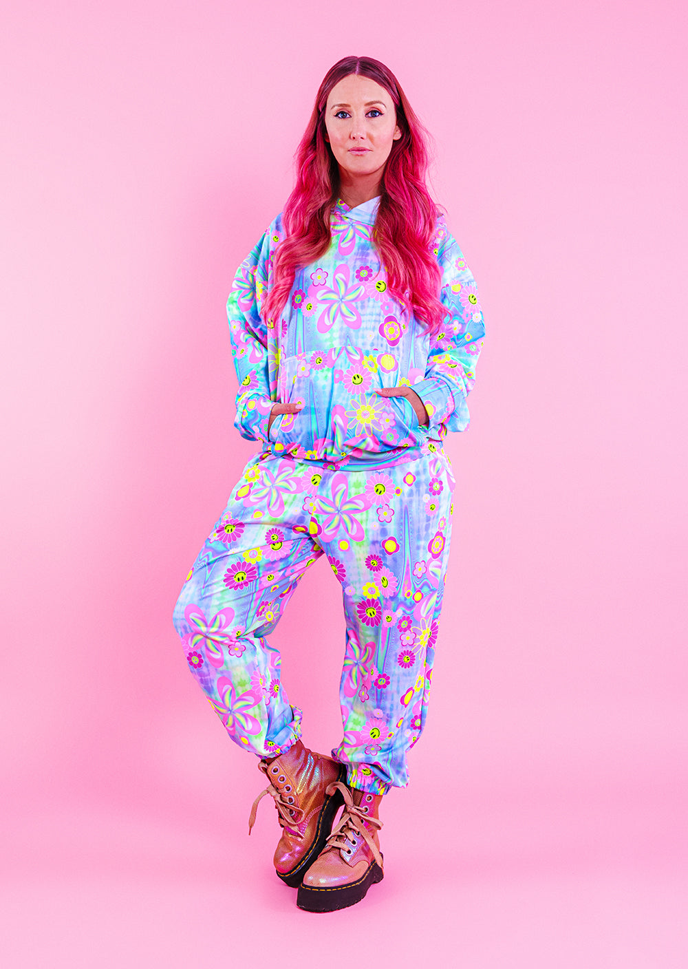 Print Rave Jogger | Pastel | Loonigans