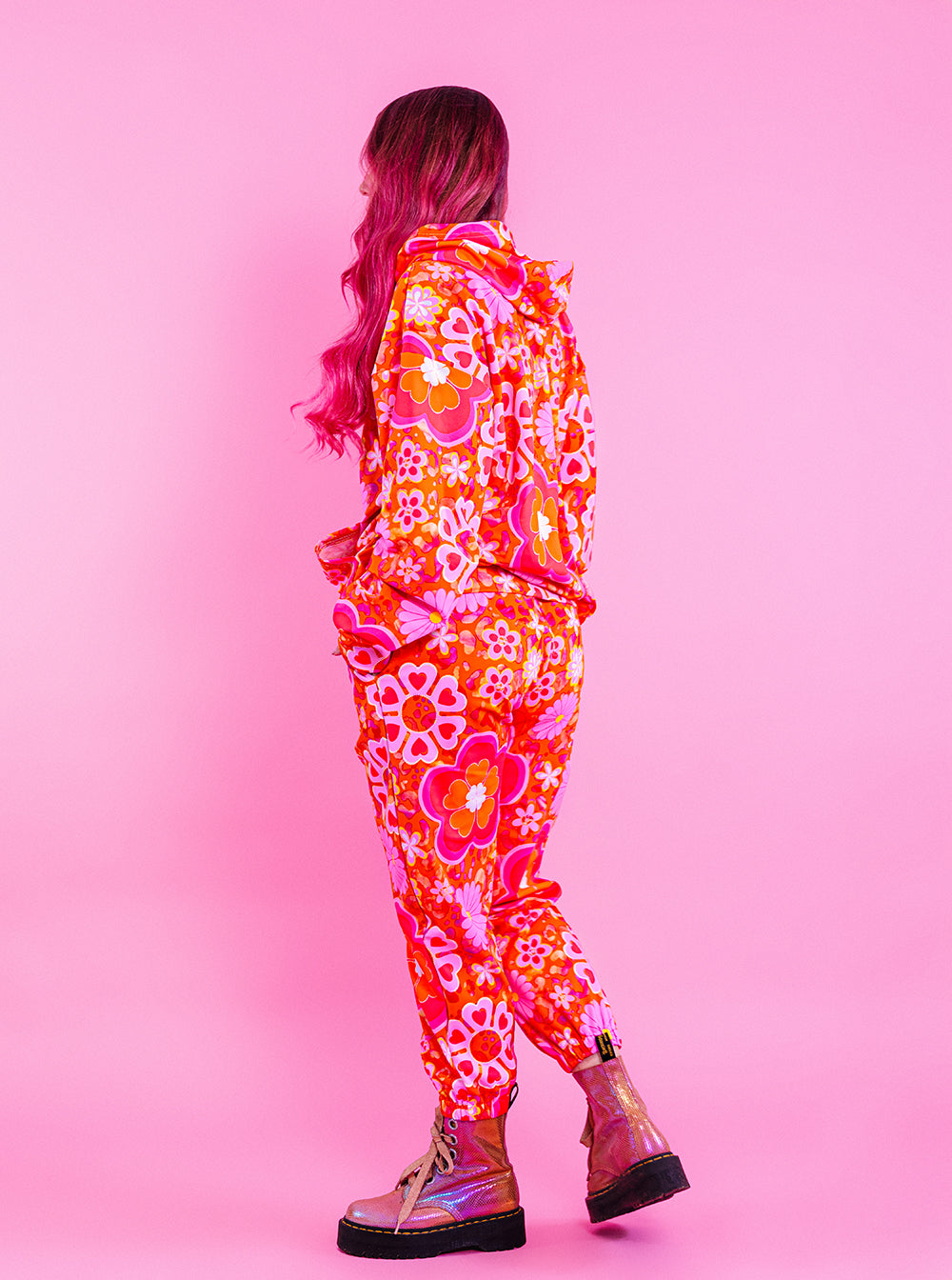 Print Rave Jogger | Porange | Loonigans