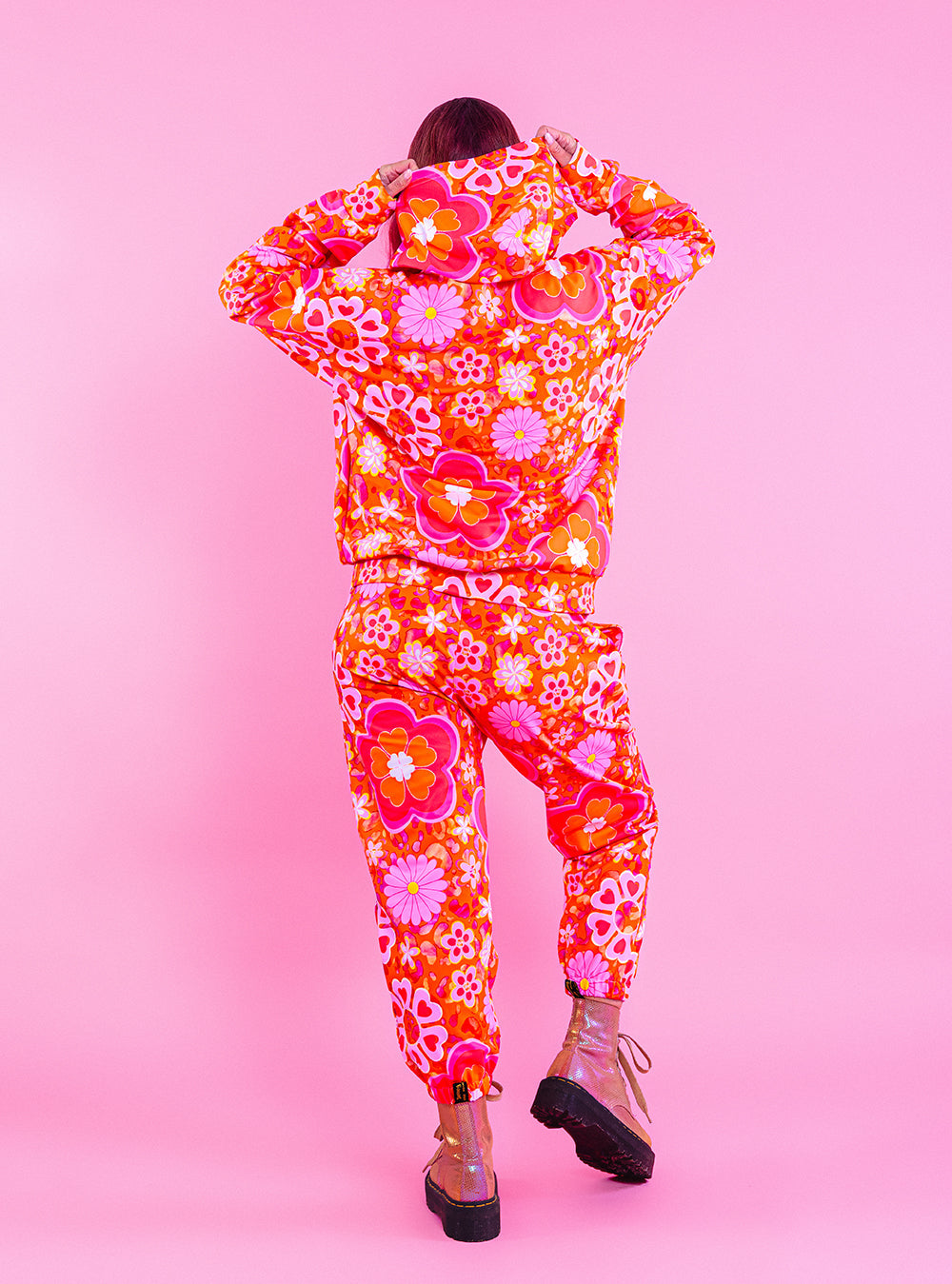 Print Rave Jogger | Porange | Loonigans