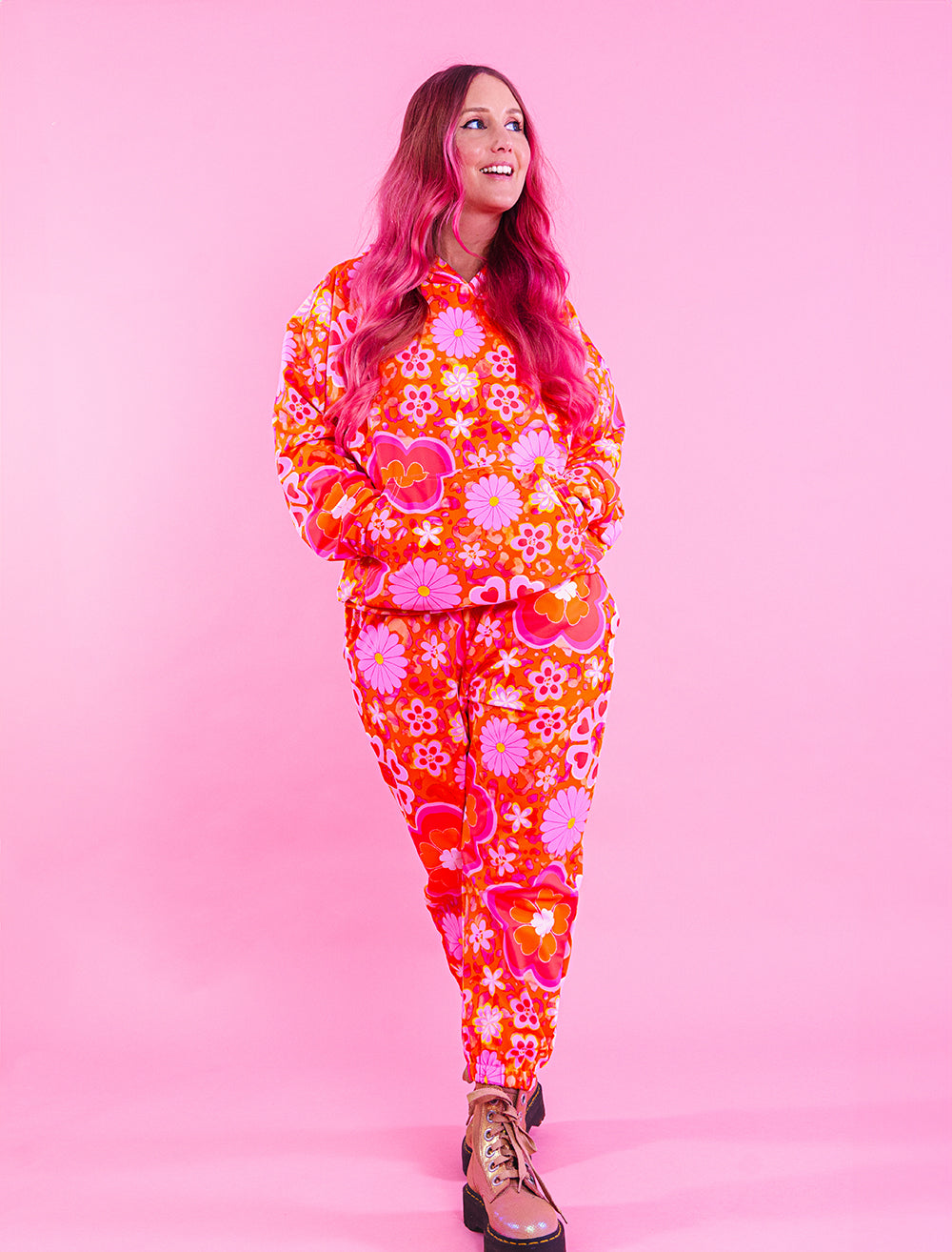 Print Rave Jogger | Porange | Loonigans