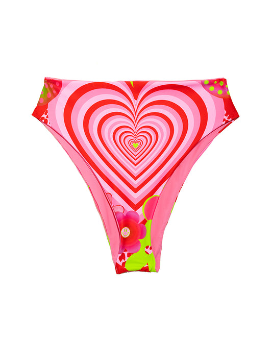 Cupid Printed High Rise Bikini Knicker | Loonigans