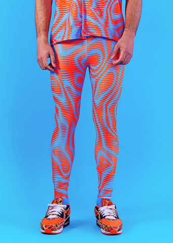 Printed Mens/Unisex Festival Leggings | 2 Colours | Loonigans