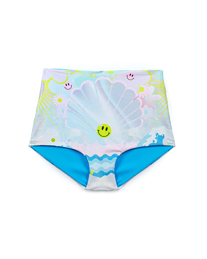 Venus Print High Waisted Bikini Hotpants | Loonigans