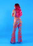 Printed Cut-Out Festival Flares | 2 Colours | Loonigans