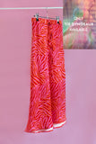 UK 10-12 M - Sustainable Silky Midi Skirt - Tie Dyno