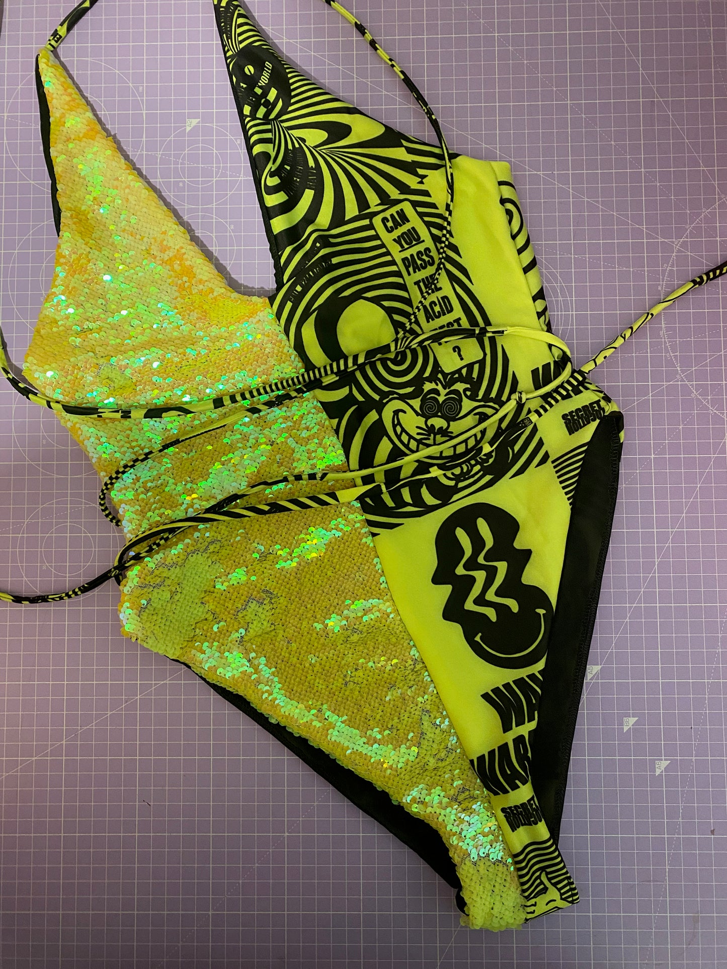 Mars Body - Rave Poster & Neon Sequin *Last Sizes Left!!