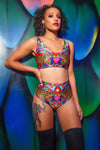 DAZZLE & JOLT X LOONIGANS Reversible Bikini Top ♻ *3 Prints