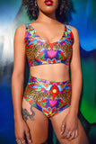 DAZZLE & JOLT X LOONIGANS Reversible Bikini Top ♻ *3 Prints