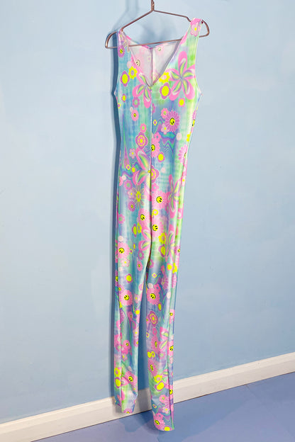 Printed Festival Catsuit | 2 Colours | Loonigans