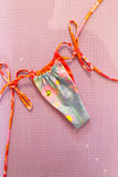 Reversible Printed Scrunch Tie-side Bikini Bottom | 2 colours | Loonigans