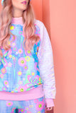 Sequin and Print Sweater | 2 Colours | Loonigans